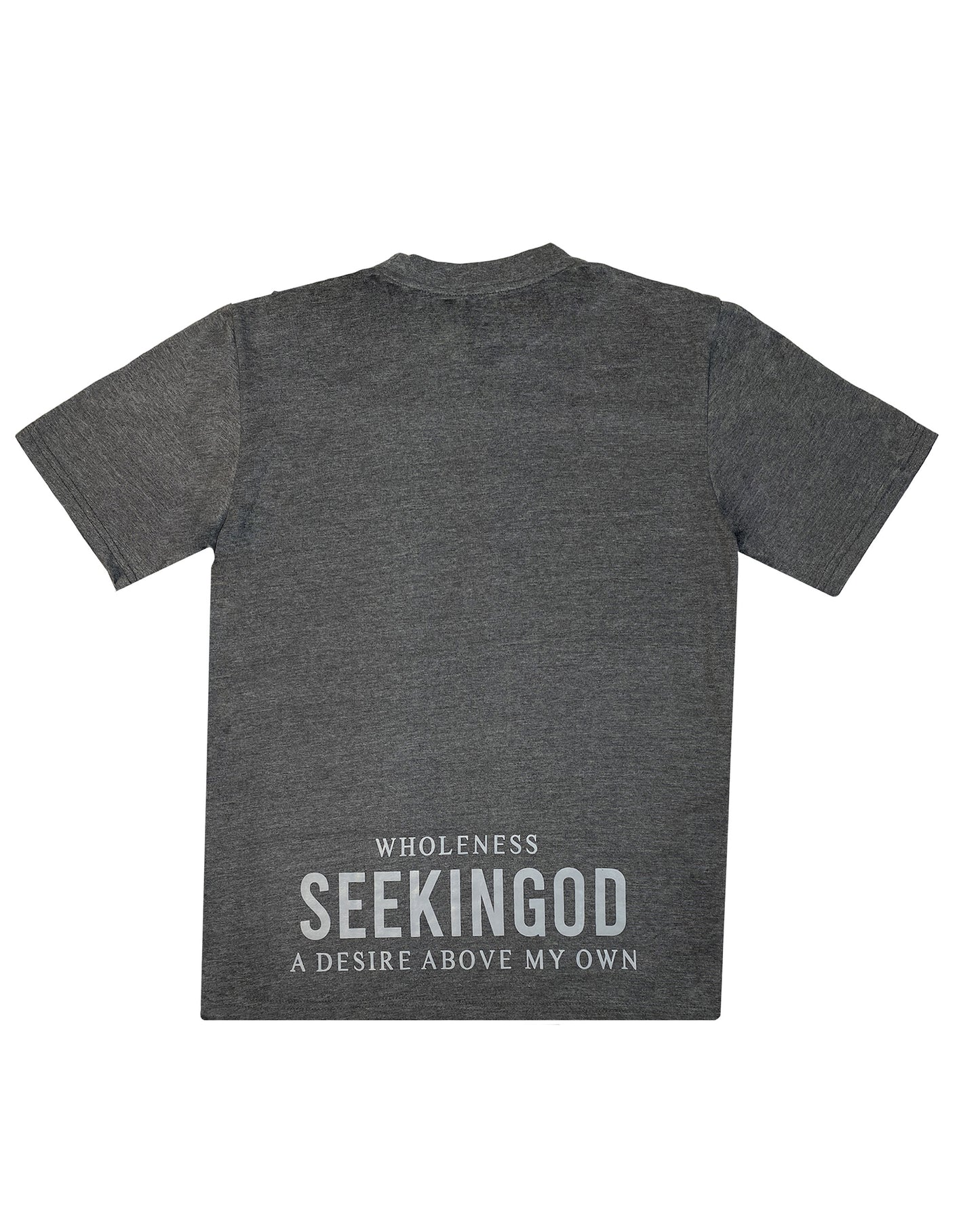 SEEKINGOD Charcoal Tee