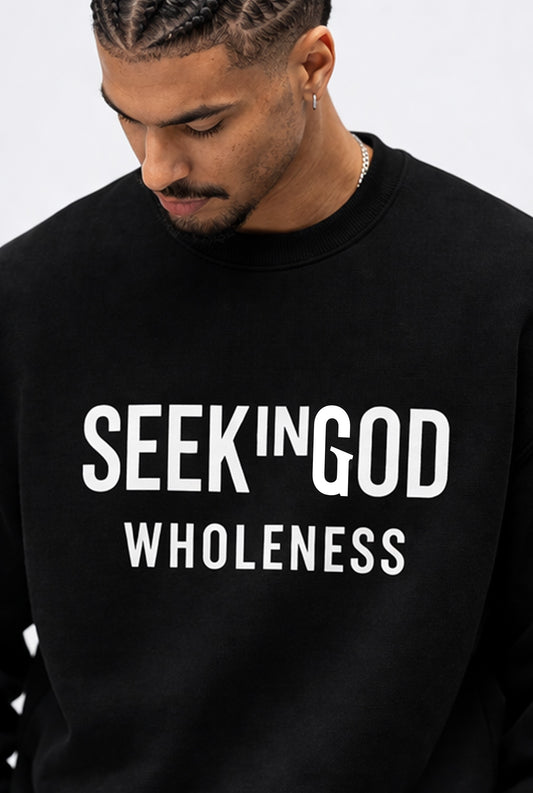 SEEKINGOD Faith Crewneck